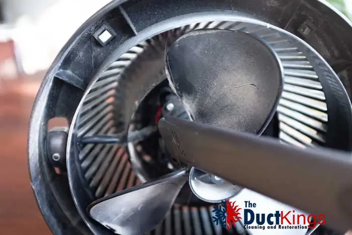 cleaning an ac blower