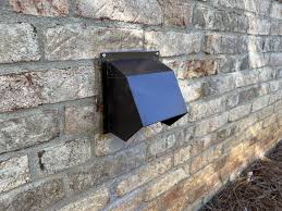 Options for exterior dryer vent covers